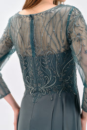 LUXURIOUS EMBROIDERED GOWN