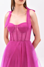 CORSET SPARKLE GOWN