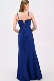 EMBELLISHED CUTOUT MERMAID GOWN
