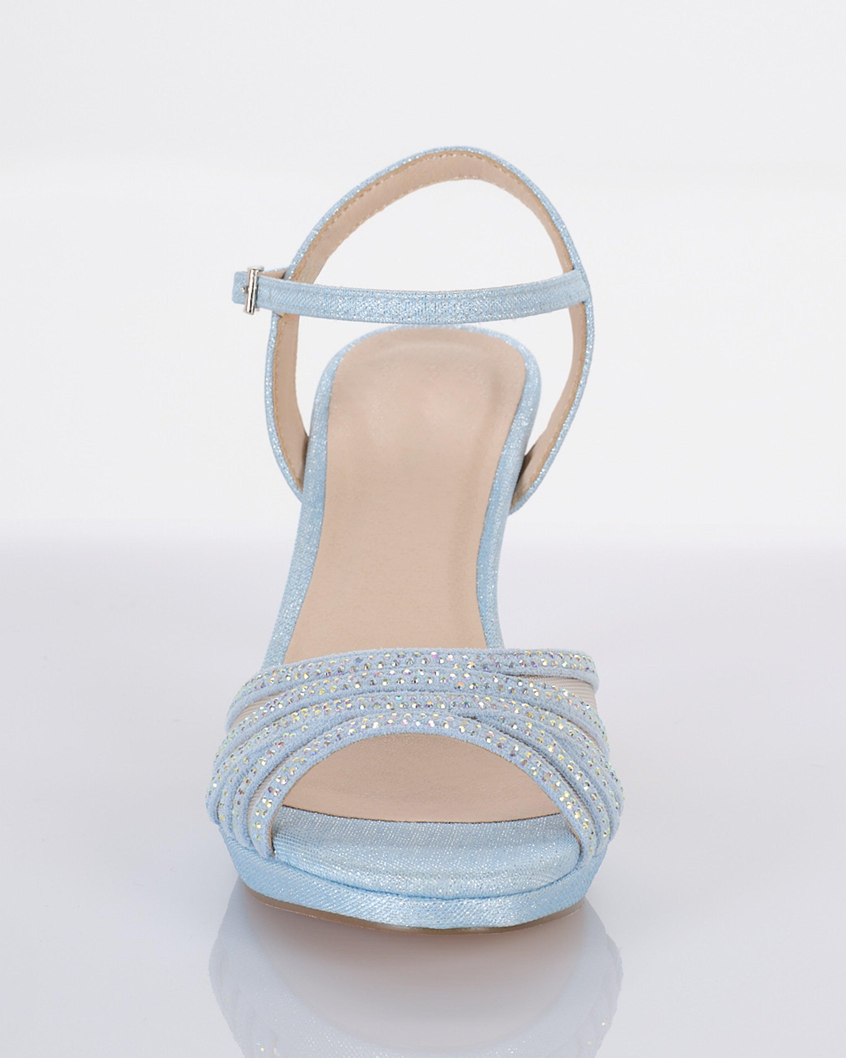 Crystal Strap Heels