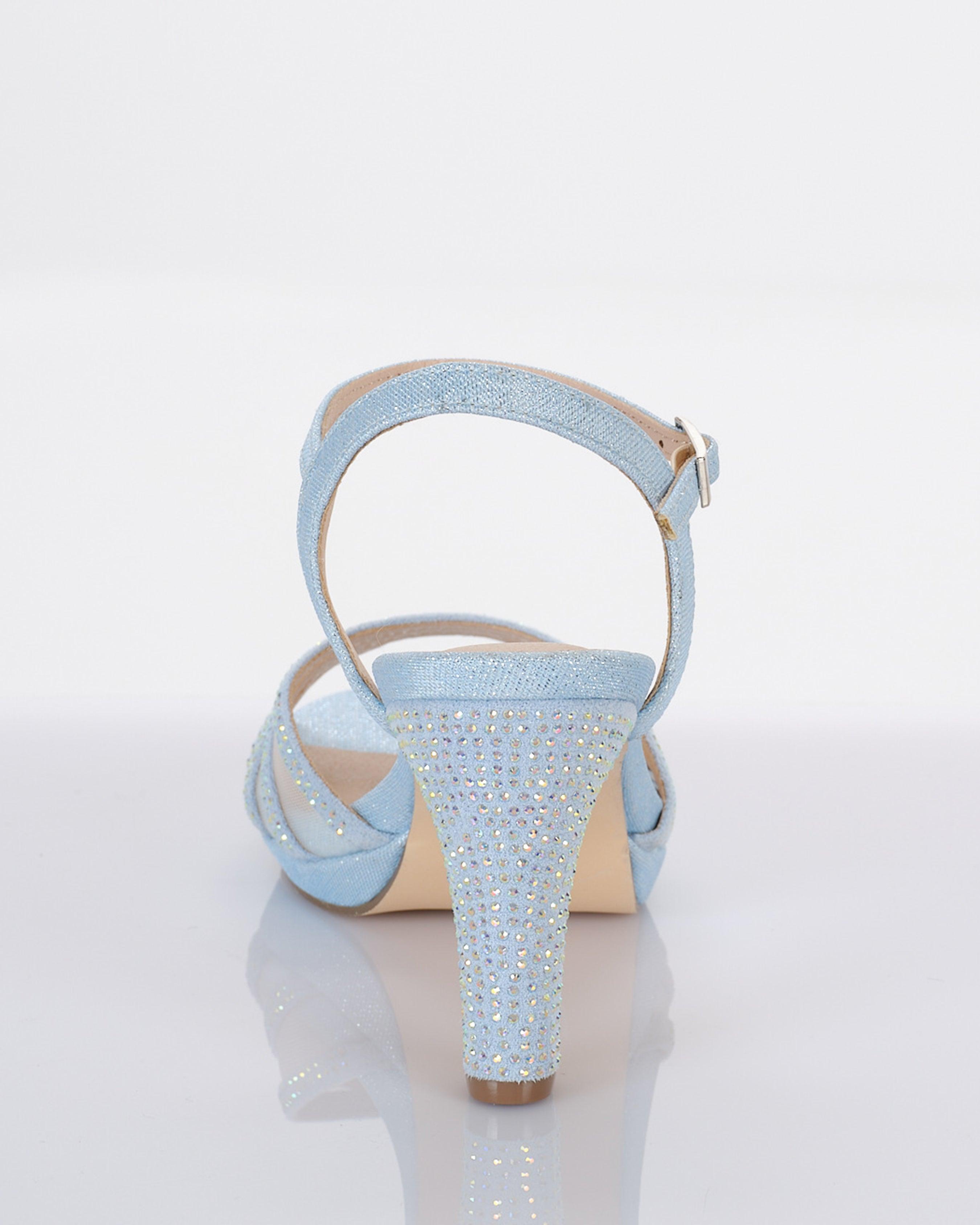 Crystal Strap Heels