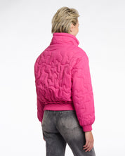 QUILTED CROPPED PUFFER JACKET