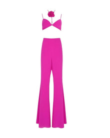 BOLD FLARE PANTS & BRALETTE SET