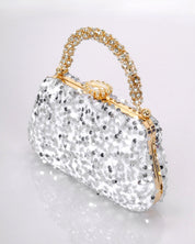 SEQUINED EVENING BAG