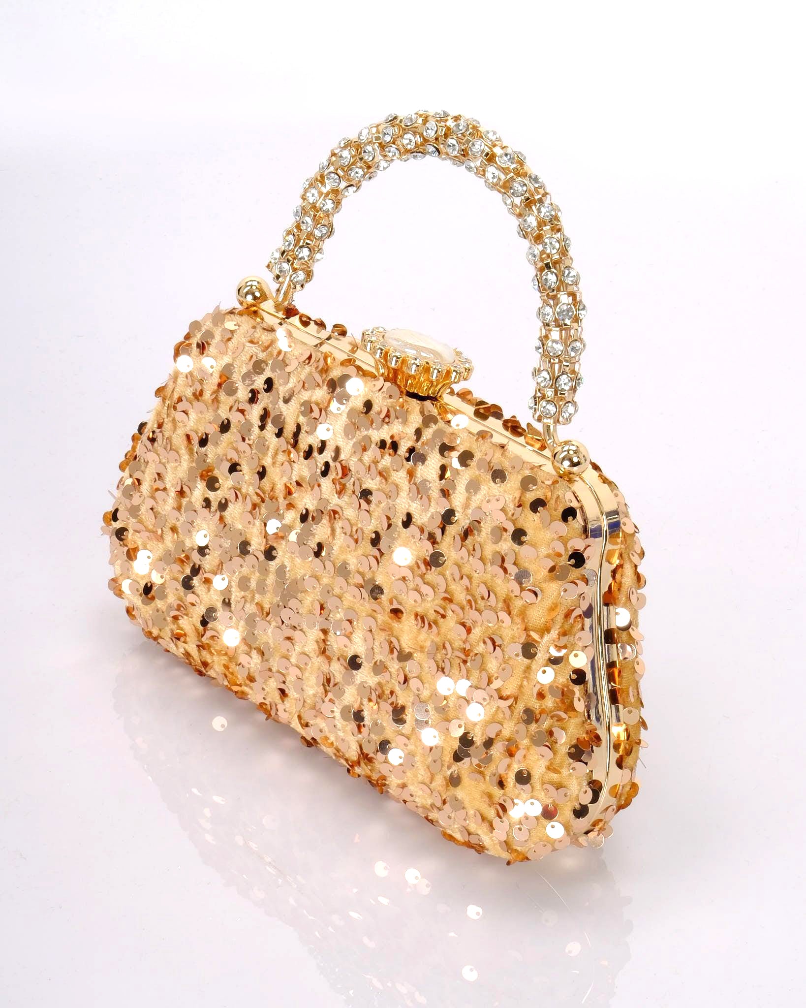 SEQUINED EVENING BAG