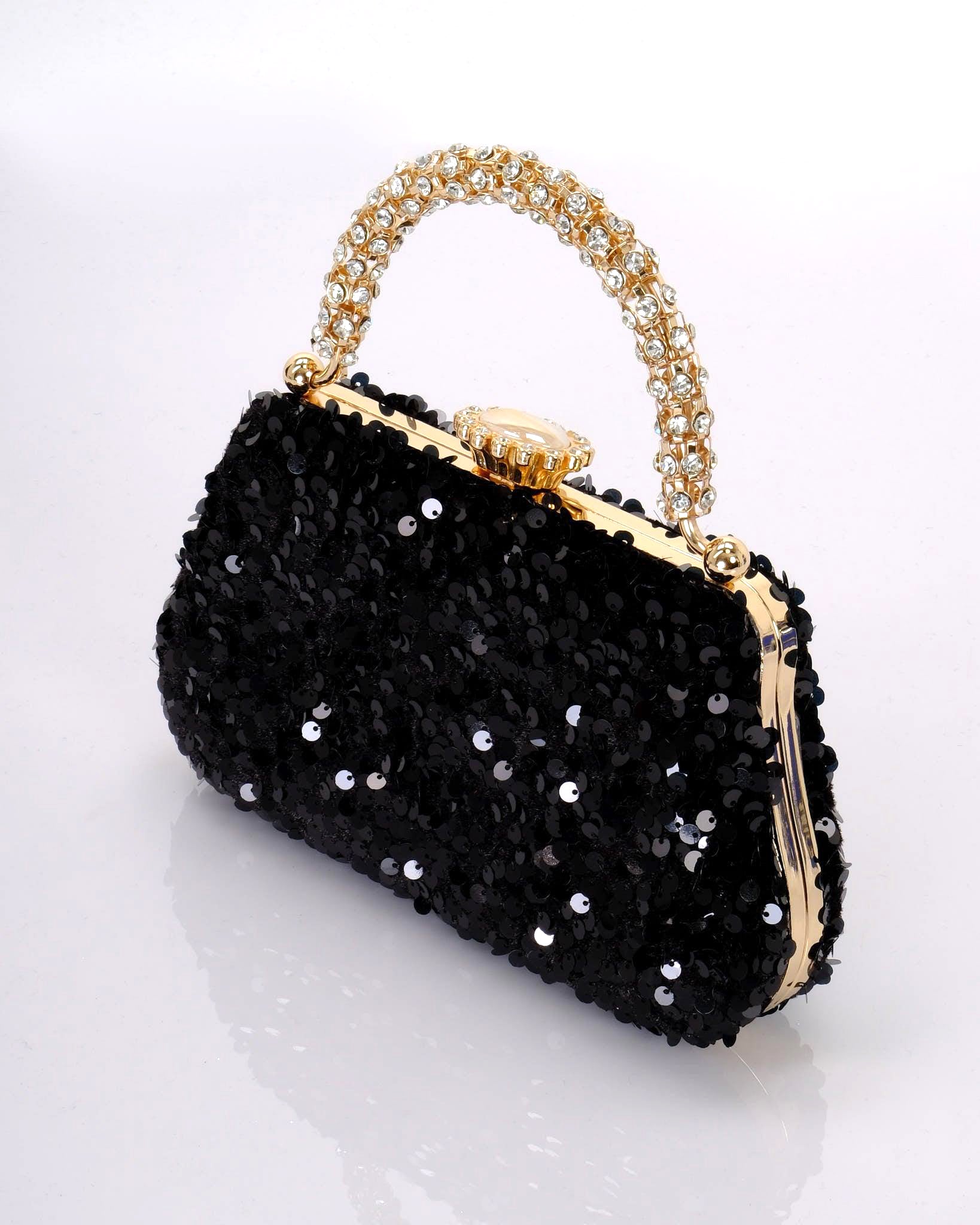 SEQUINED EVENING BAG