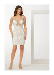 CRYSTAL SHORT DRESS