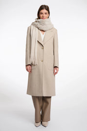 WOOL-BLEND LONG COAT