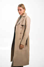 DOUBLE-BREASTED TRENCH COAT