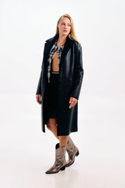 REVERSIBLE LEATHER COAT