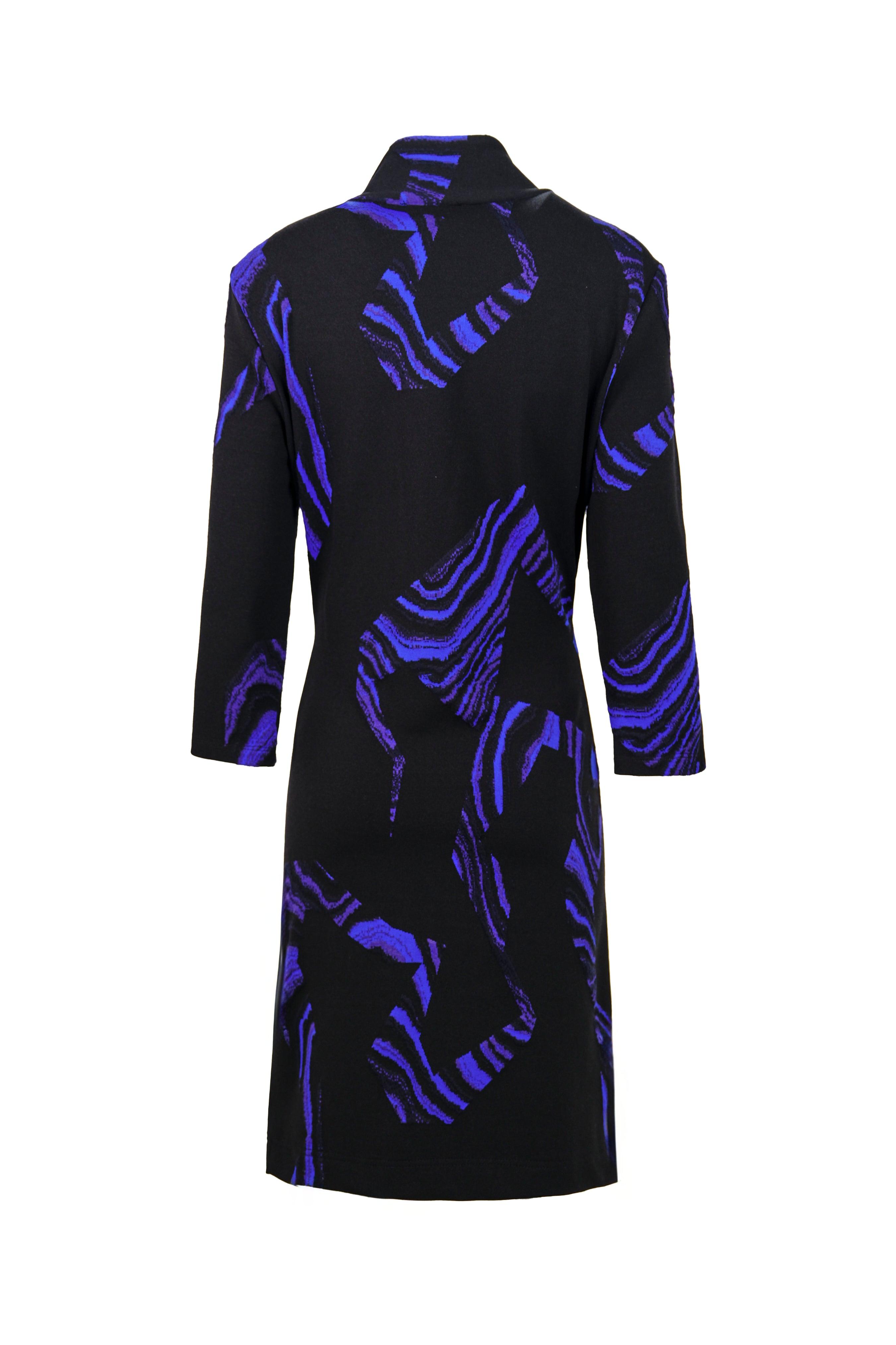 Abstract Midi Dress