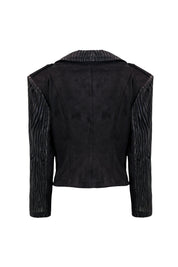 Black Zibra Pattern Jacket