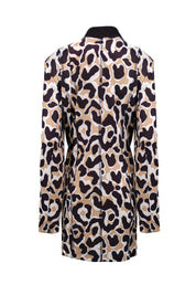 Animal Print Zip Jacket