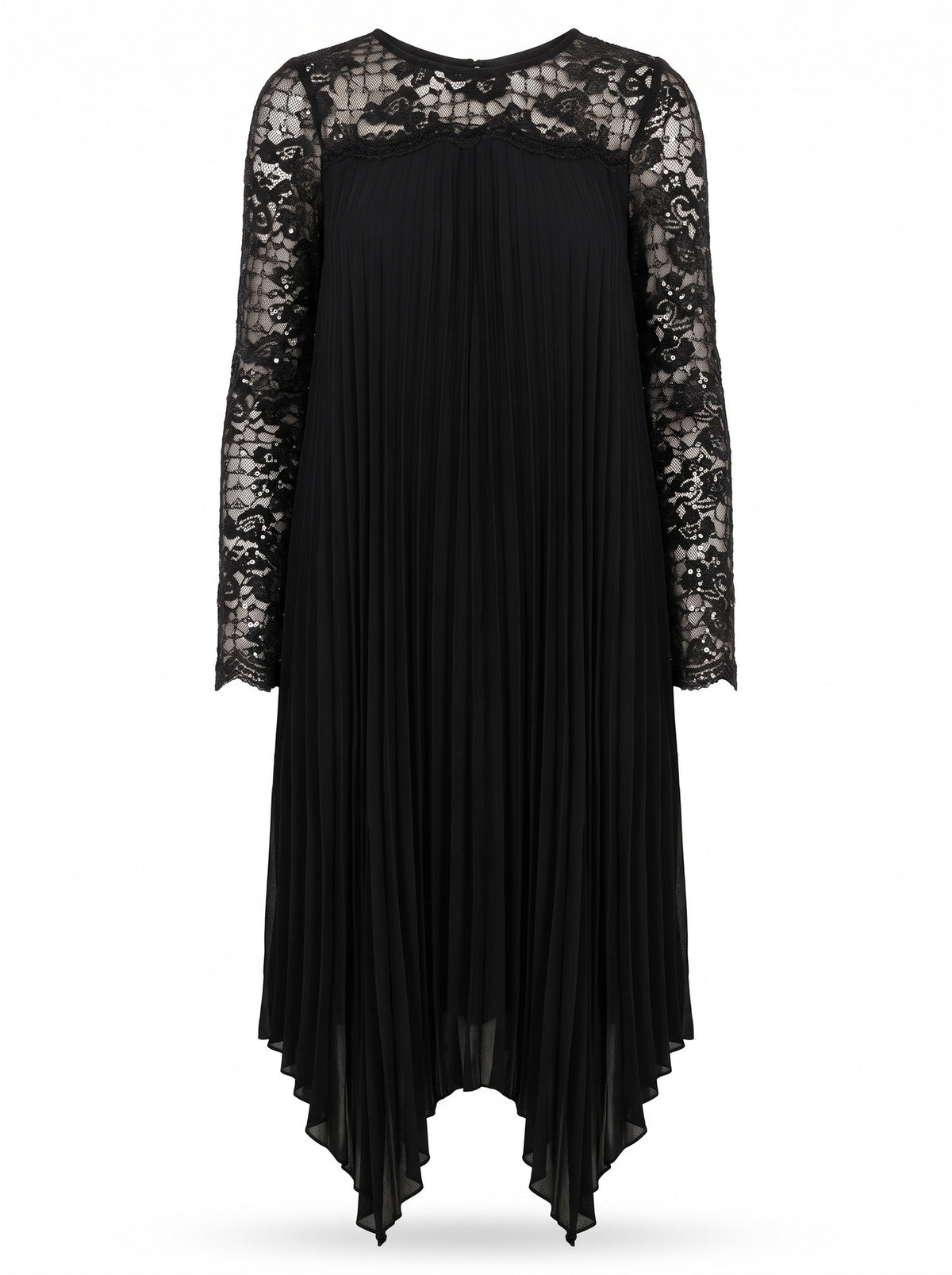 Asymmetric Pleated Dress