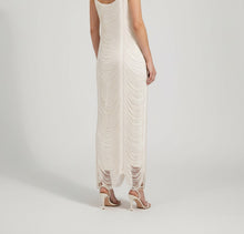 TEXTURED MIDI DRESS