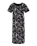 ABSTRACT FACE GRAPHIC DRESS - Nakhle.Ets - Dresses