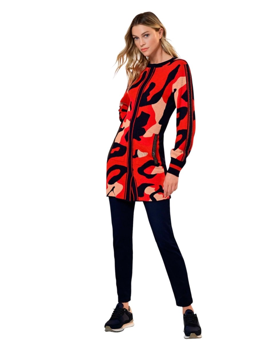 ABSTRACT KNIT DRESS