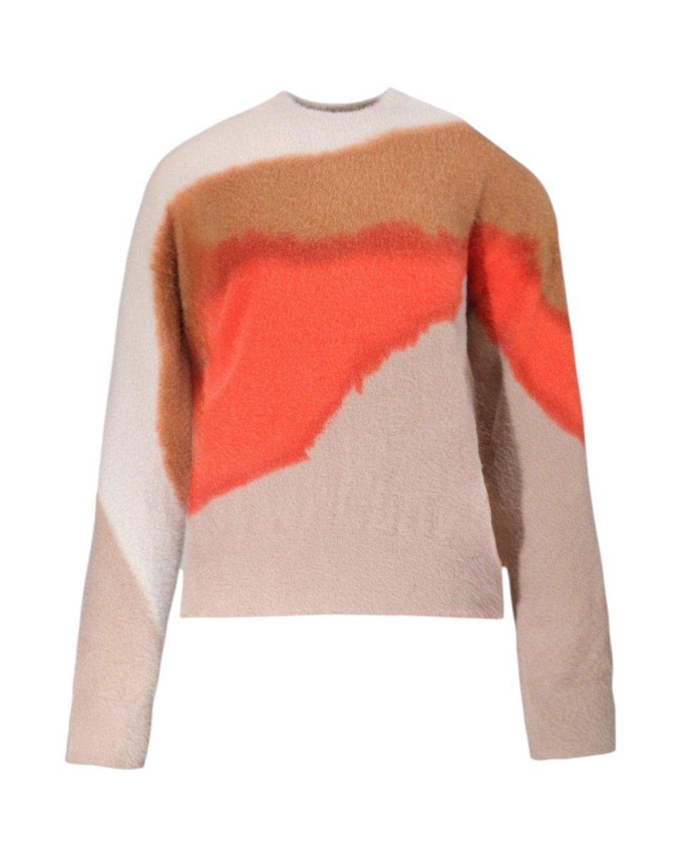 ABSTRACT PRINT SWEATER