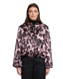 ABSTRACT SATIN JACKET