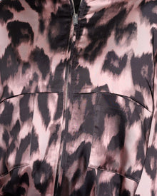 ABSTRACT SATIN JACKET