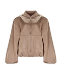 ABSTRACT SATIN JACKET