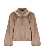 ABSTRACT SATIN JACKET