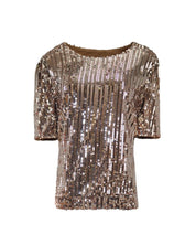 ALL - OVER SEQUIN STATEMENT TOP - Nakhle.Ets - Tops & T-shirts