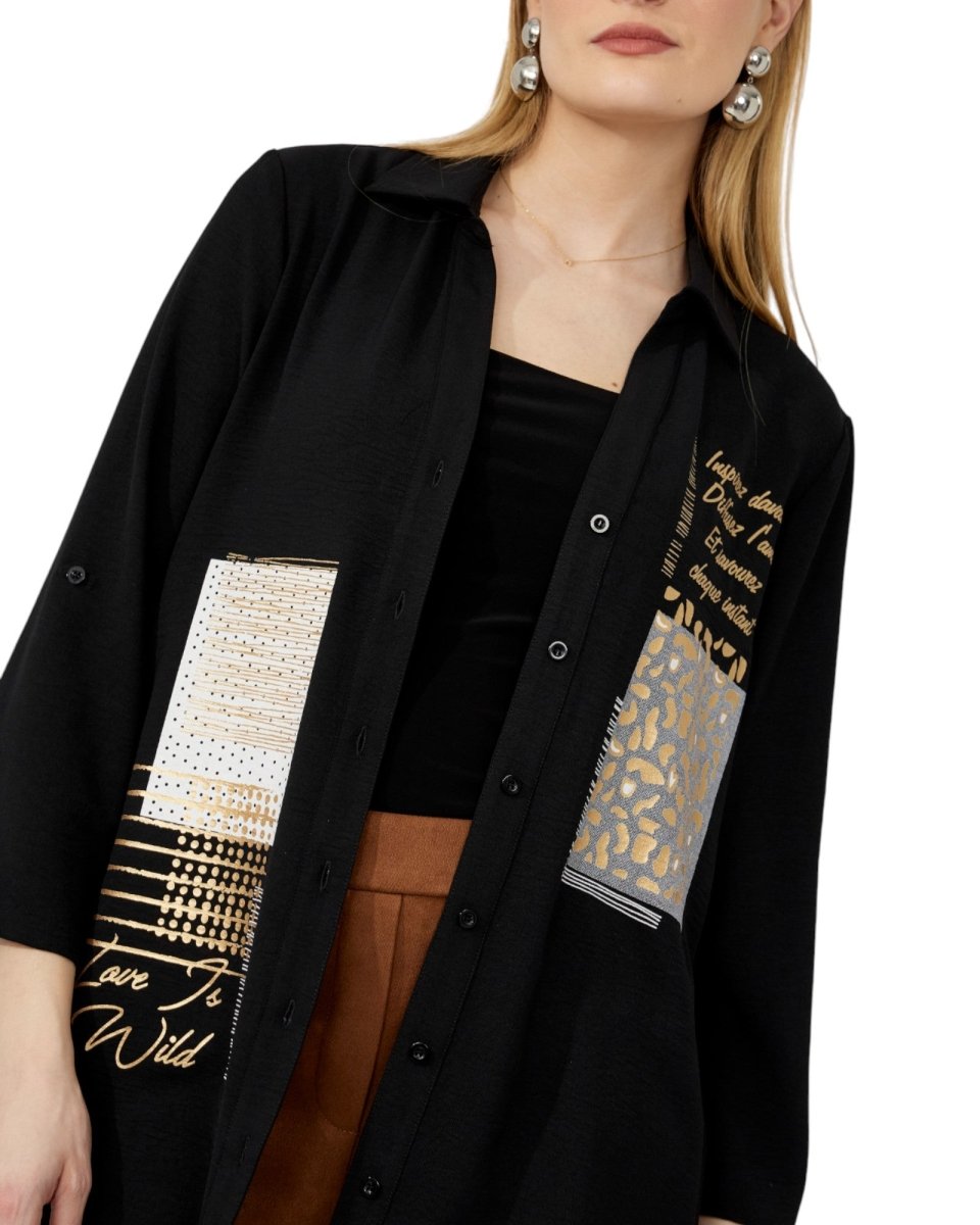 ARTISTIC PRINT SHIRT