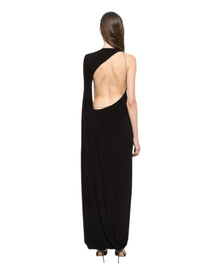 ASYMMETRIC CAPE GOWN