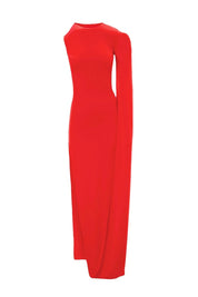 ASYMMETRIC CAPE GOWN - Nakhle.Ets - Dresses