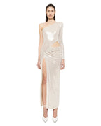 ASYMMETRIC CUTOUT GOWN - Nakhle.Ets - Dresses