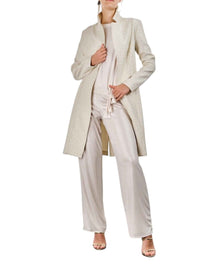 ASYMMETRIC DRAPE TIE-FRONT TOP
