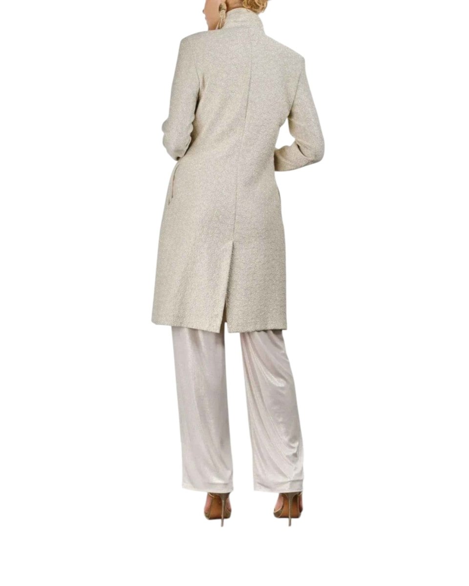 ASYMMETRIC DRAPE TIE - FRONT TOP - Nakhle.Ets - Tops & T-shirts