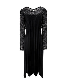 ASYMMETRIC PLEATED DRESS