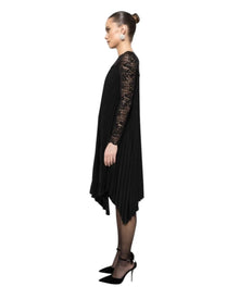 ASYMMETRIC PLEATED DRESS