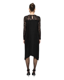 ASYMMETRIC PLEATED DRESS