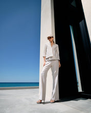 ASYMMETRIC WRAP JACKET - Nakhle.Ets - Jackets