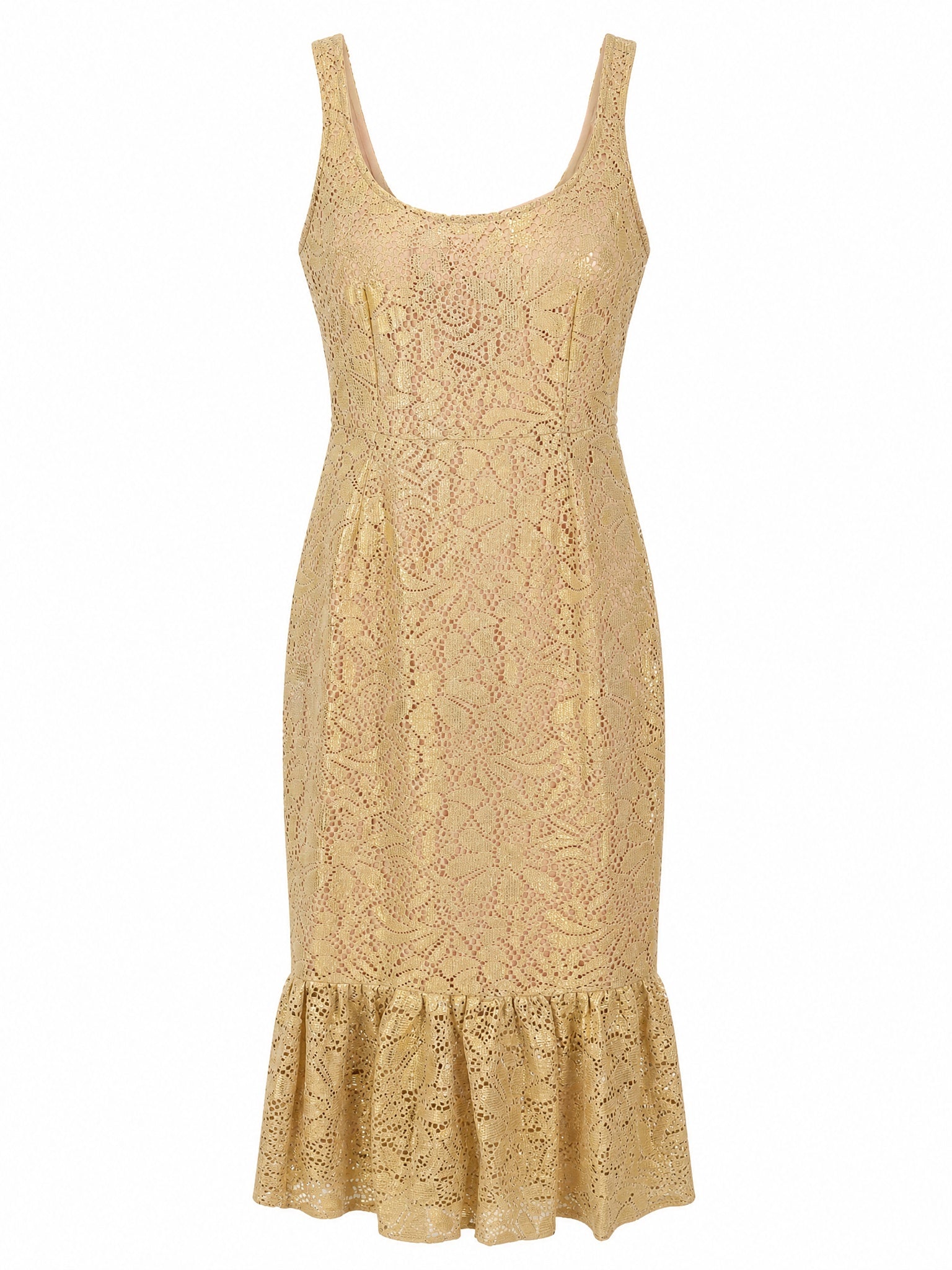 ANNA S DRESS GOLD