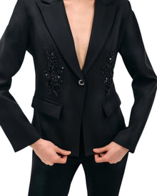 BEADED EMBELLISHED BLAZER