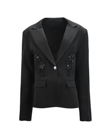 BEADED EMBELLISHED BLAZER