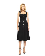 BELTED BUTTON MIDI DRESS - Nakhle.Ets - Dresses