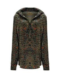 BOLD ANIMAL PRINT BLOUSE