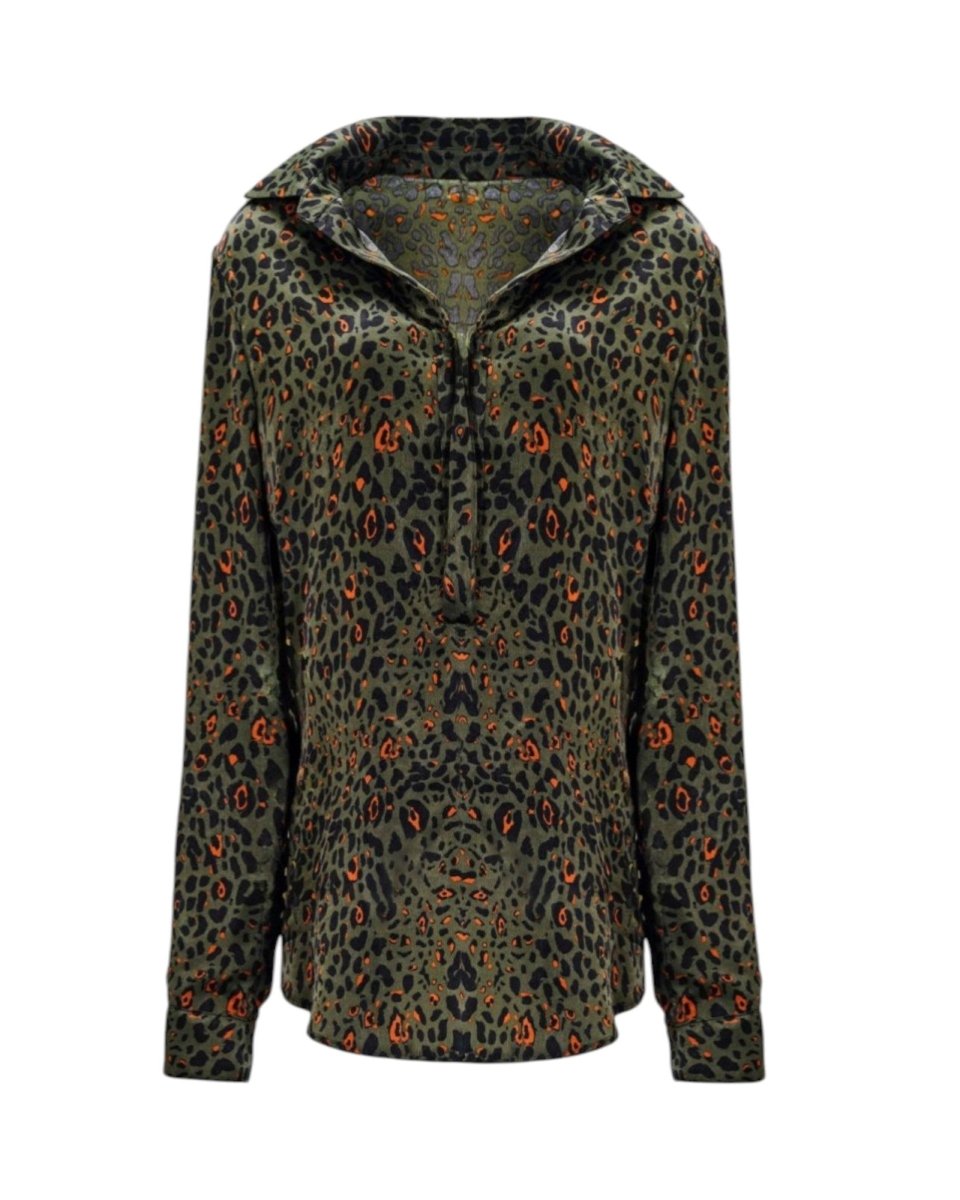 BOLD ANIMAL PRINT BLOUSE
