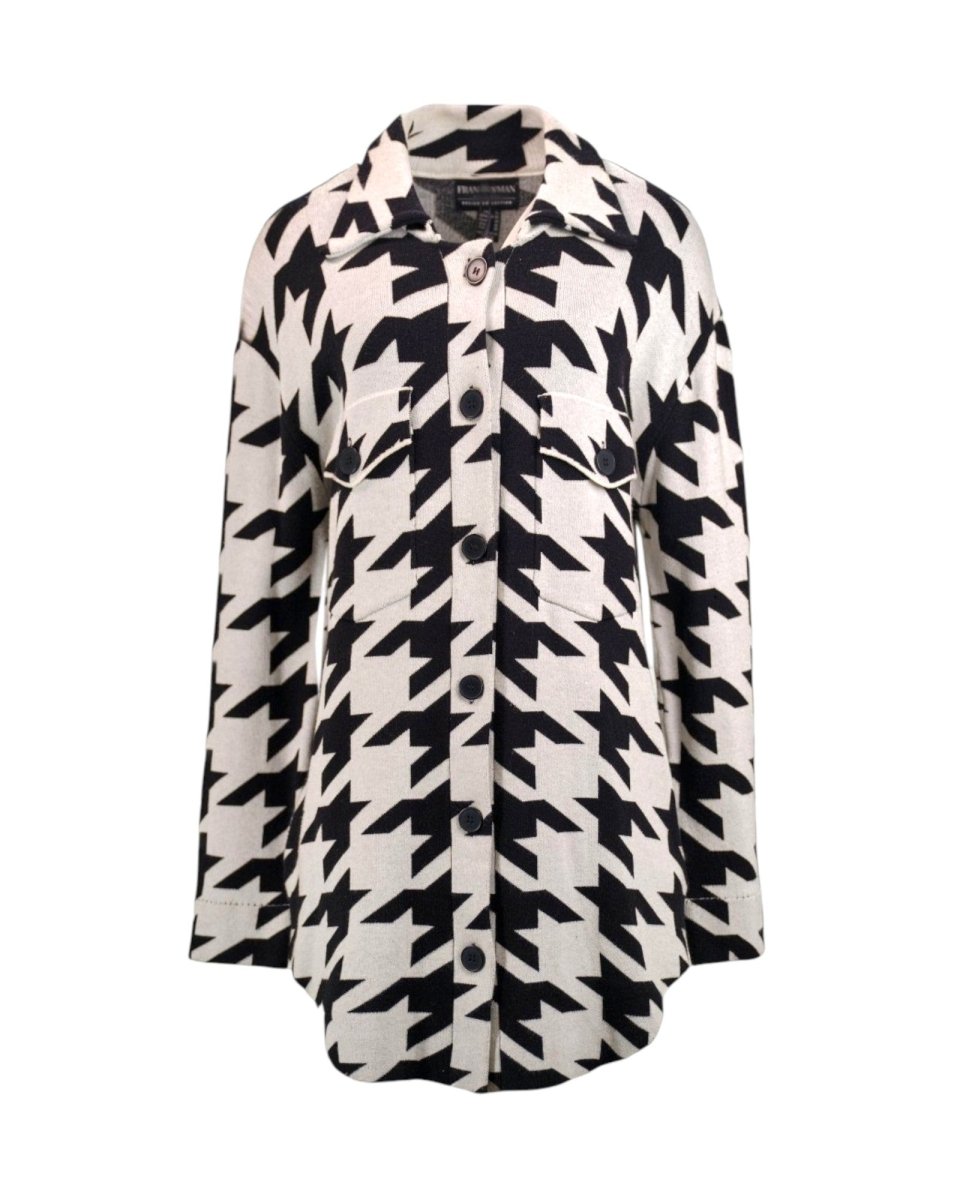 BOLD HOUNDSTOOTH JACKET