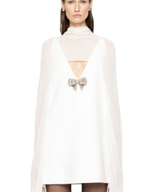 BOW CAPE DRESS
