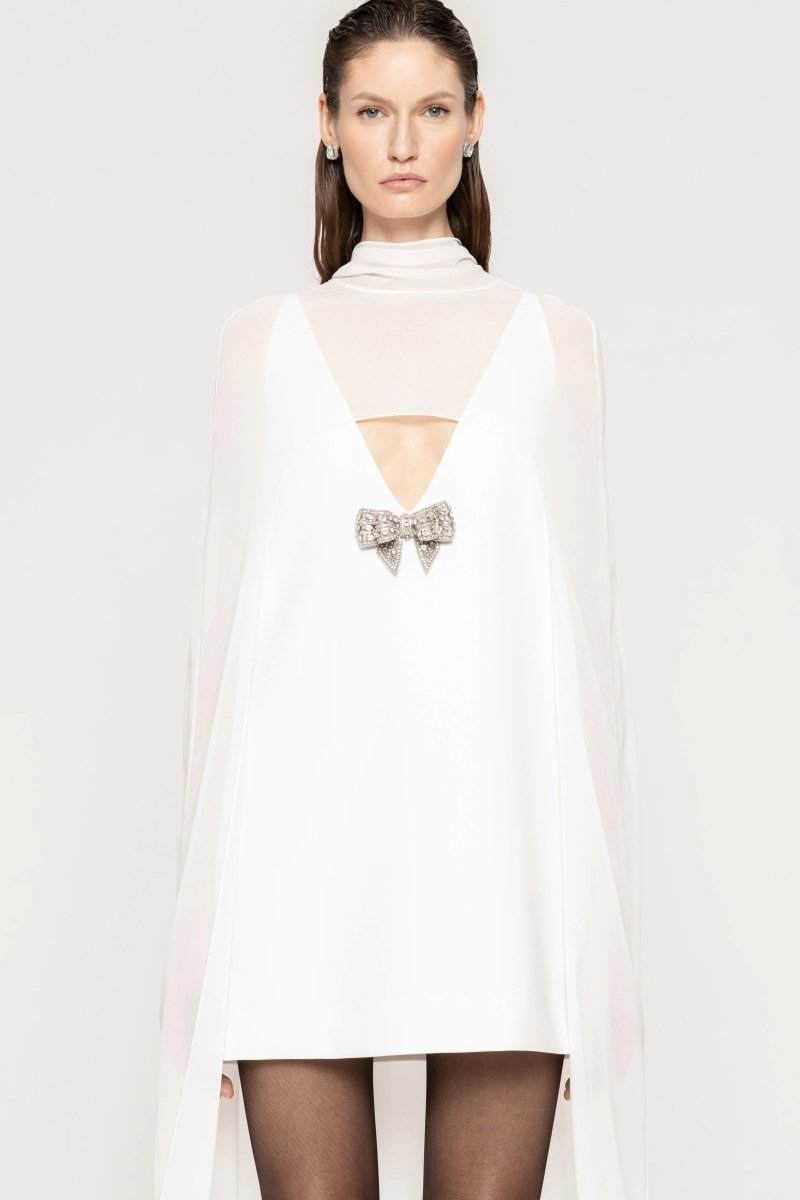 BOW CAPE DRESS - Nakhle.Ets - Dresses