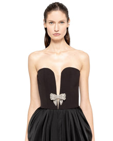 BOW DETAIL GOWN
