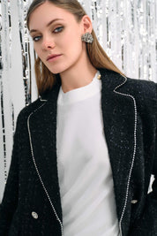 BUTTON ACCENT BLOUSE - Nakhle.Ets - Blouse