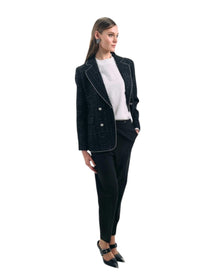 BUTTON ACCENT BLOUSE