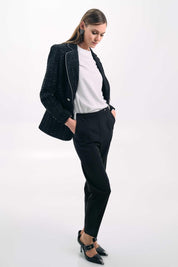 BUTTON ACCENT BLOUSE - Nakhle.Ets - Blouse